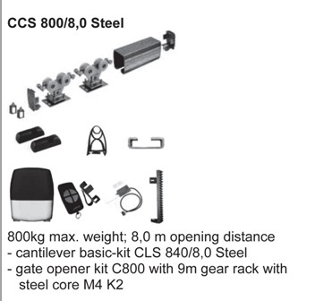 CCS 800/8,0 Steel